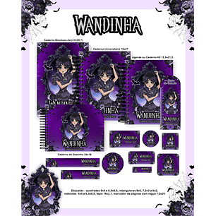 Arquivo Escolar Wandinha - Pamella