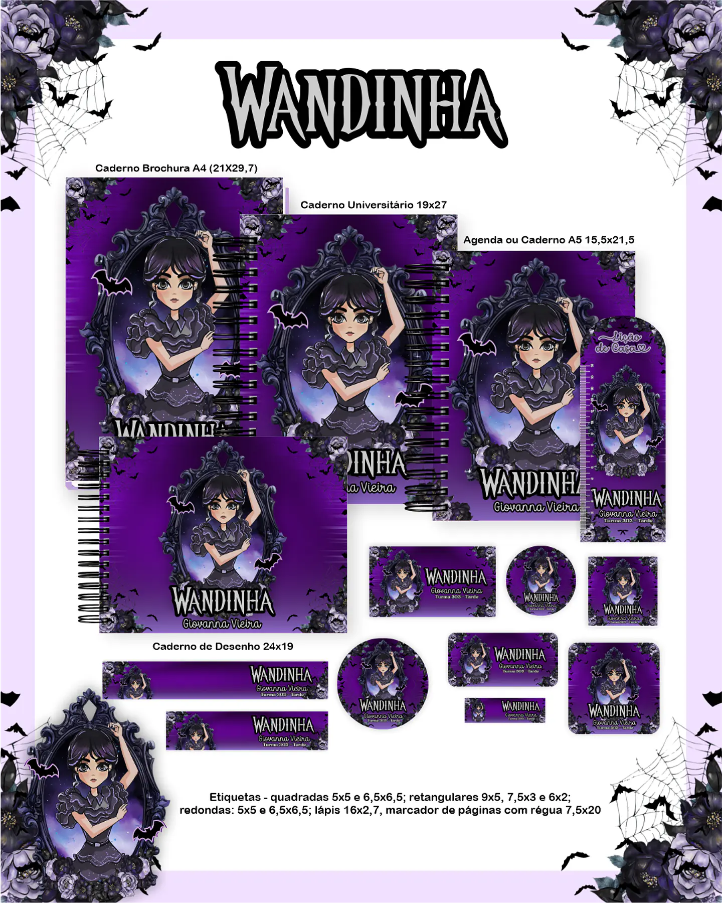 Arquivo Escolar Wandinha - Pamella 1