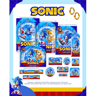 Arquivo Escolar Sonic - Pamella