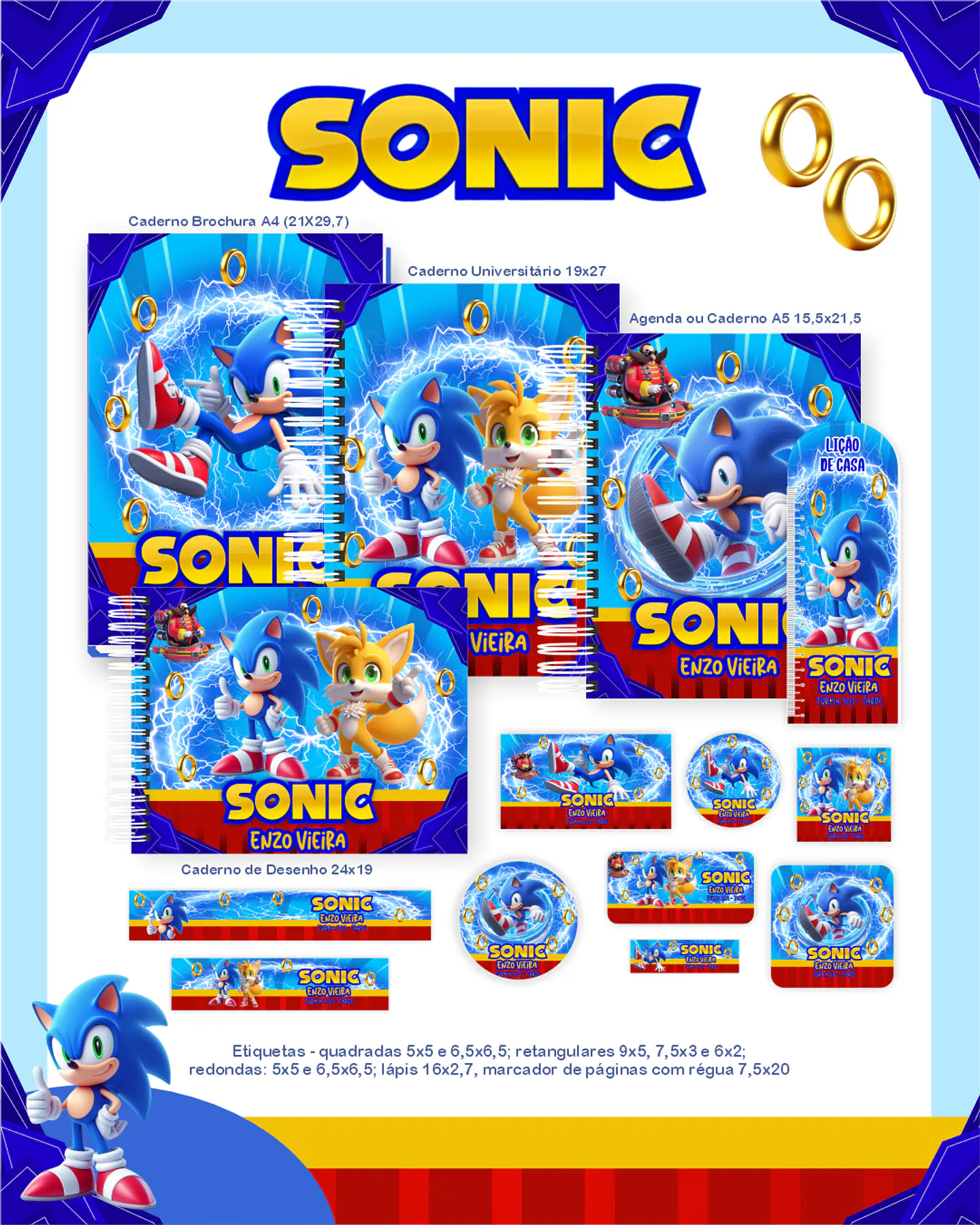 Arquivo Escolar Sonic - Pamella 1