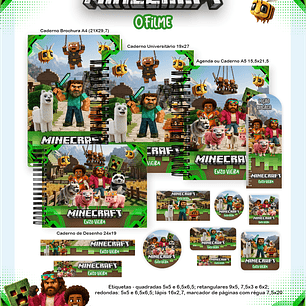 Arquivo Escolar Minecraft - Pamella