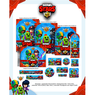 Arquivo Escolar Brawl Stars - Pamella