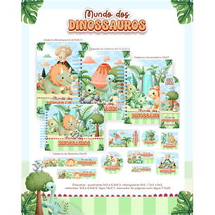 Arquivo Escolar Mundo dos Dinossauros - Pamella