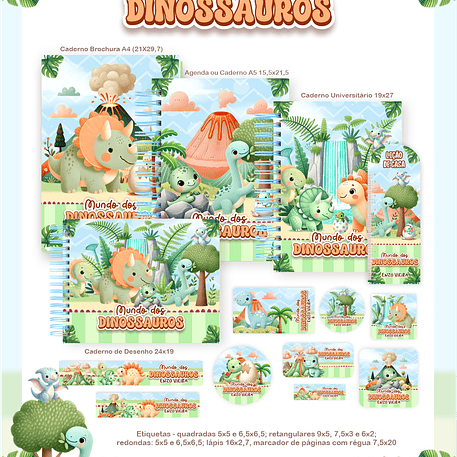 Arquivo Escolar Mundo dos Dinossauros - Pamella 1