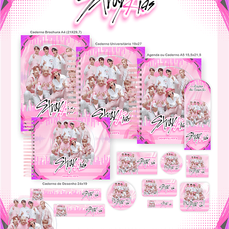 Arquivo Escolar Stray Kids - Pamella 1
