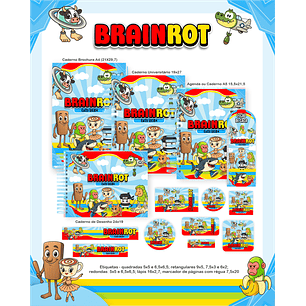 Arquivo Escolar Brainrot - Pamella