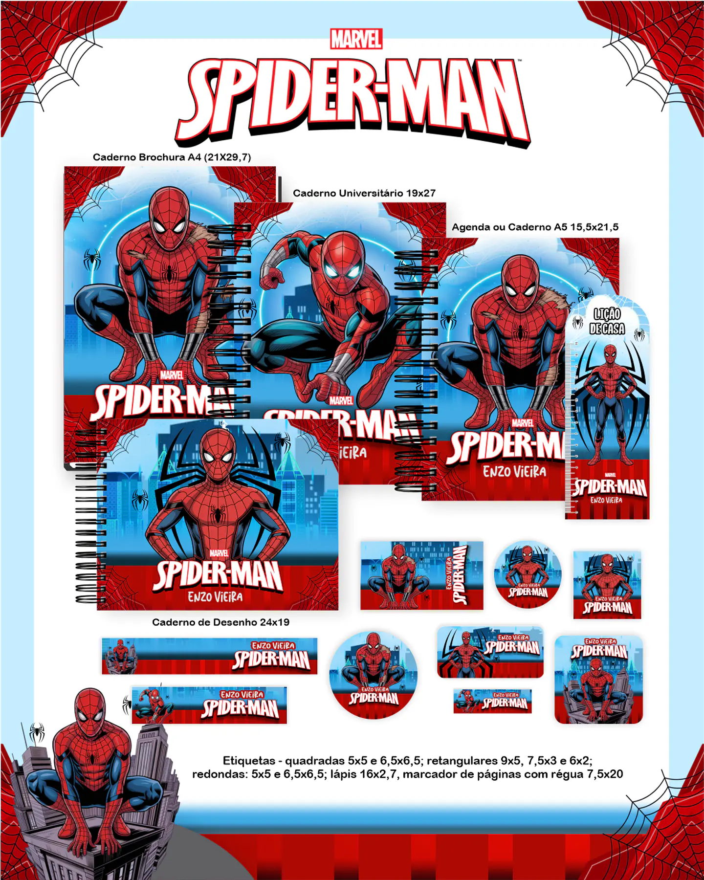 Arquivo Escolar Homem Aranha - Pamella 1