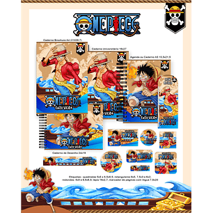 Arquivo Escolar One Piece - Pamella