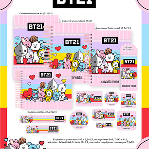 Arquivo Escolar BT21 - Pamella