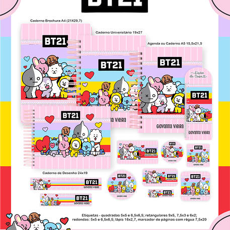 Arquivo Escolar BT21 - Pamella 1