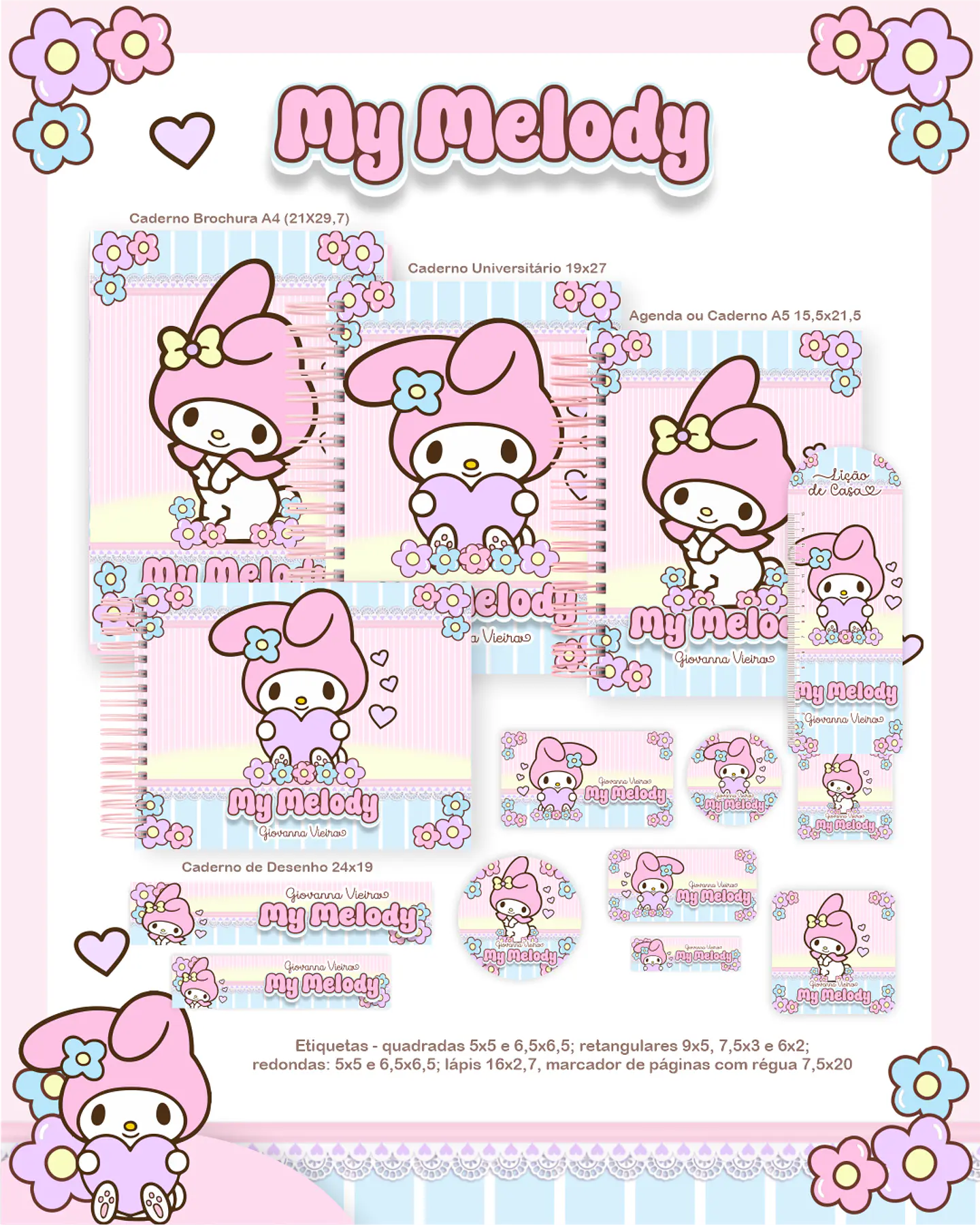 Arquivo Escolar My Melody - Pamella 1