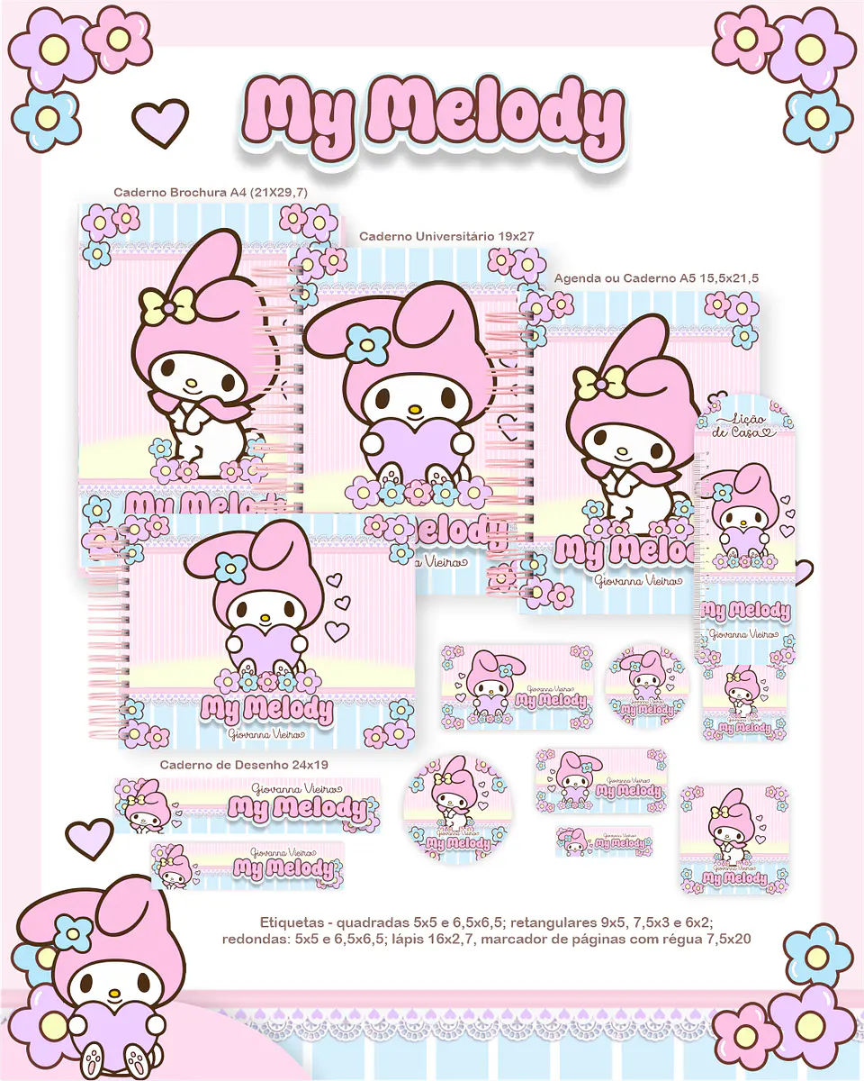Arquivo Escolar My Melody - Pamella 1