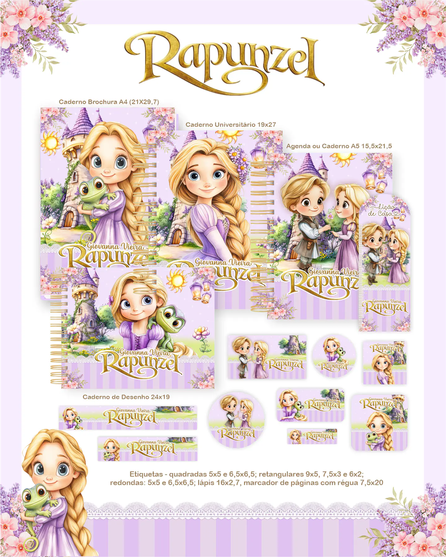 Arquivo Escolar Rapunzel - Pamella 1