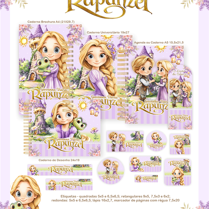 Arquivo Escolar Rapunzel - Pamella 1