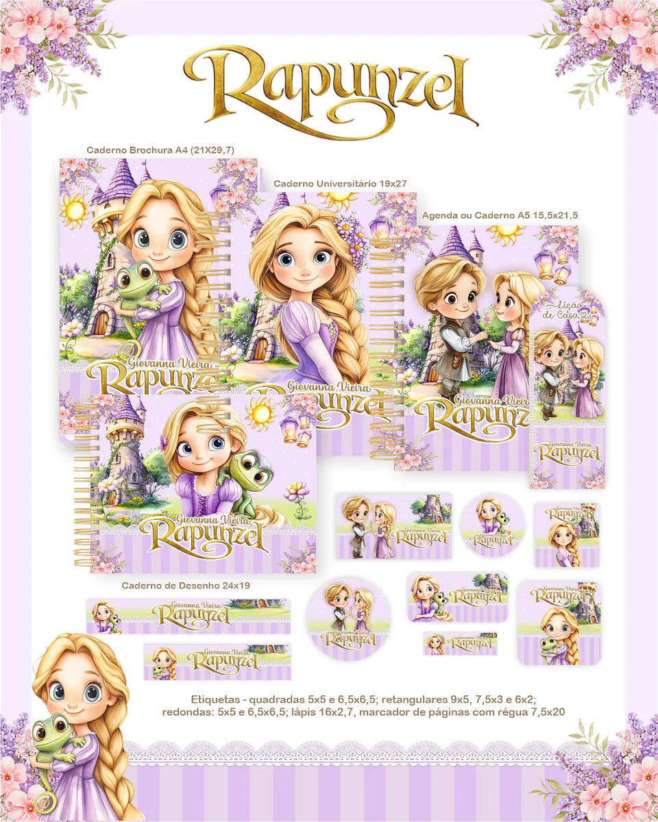Arquivo Escolar Rapunzel - Pamella 1