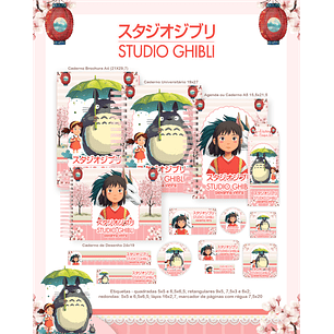 Arquivo Escolar Studio Ghibli - Pamella