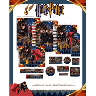 Arquivo Escolar Harry Potter - Pamella
