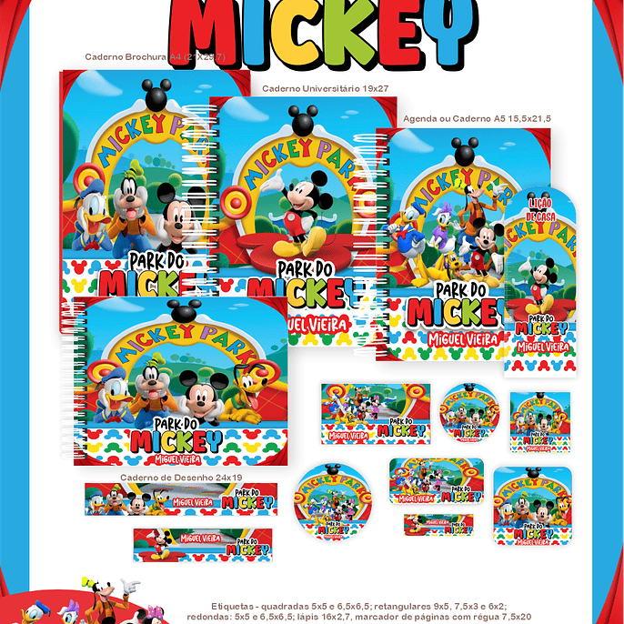 Arquivo Escolar Park Mickey - Pamella 1