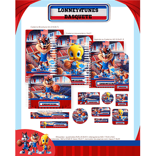 Arquivo Escolar Lonney Tunes - Pamella