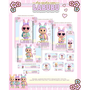 Arquivo Escolar Na Escola Com Labubu - Pamella