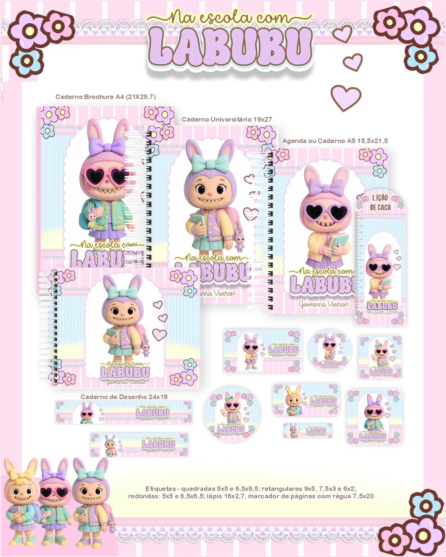 Arquivo Escolar Na Escola Com Labubu - Pamella 1