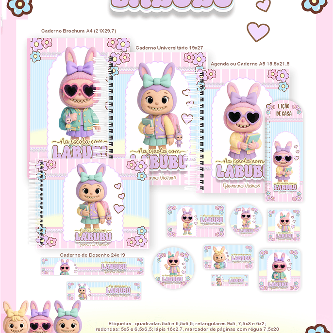 Arquivo Escolar Na Escola Com Labubu - Pamella 1