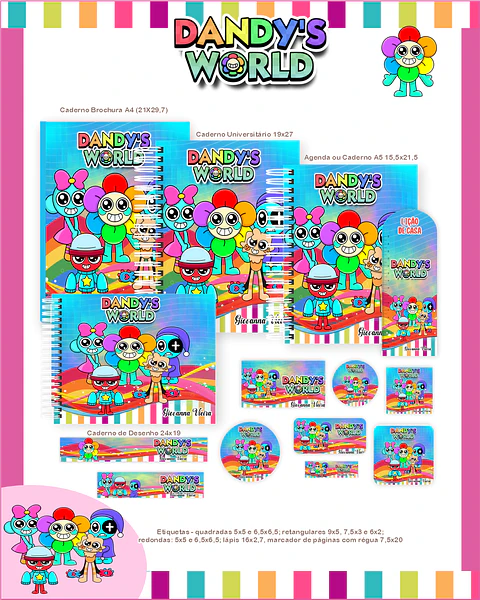 Arquivo Escolar Dandy's World - Pamella