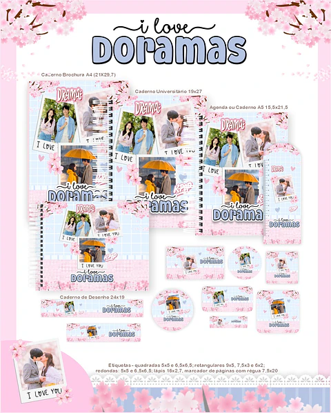 Arquivo Escolar I Love Doramas - Pamella