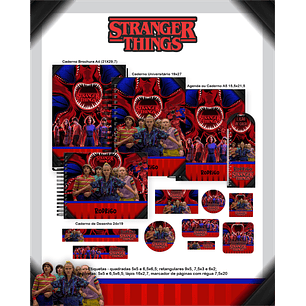 Arquivo Escolar Stranger Things - Pamella