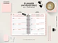 Arquivo Miolo Planner A5 Datado Horizontal - Thumbnail 1
