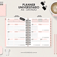 Arquivo Miolo Planner A5 Datado Horizontal - Thumbnail 1