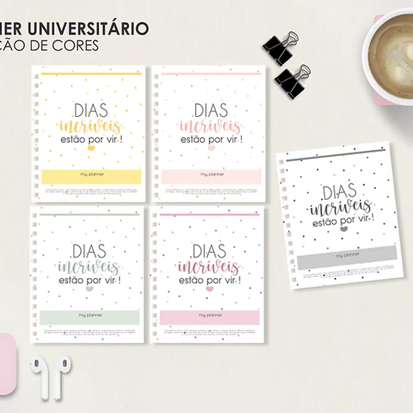 Arquivo Miolo Planner A5 Datado Horizontal 5