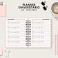 Arquivo Miolo Planner A5 Datado Vertical - Thumbnail 4