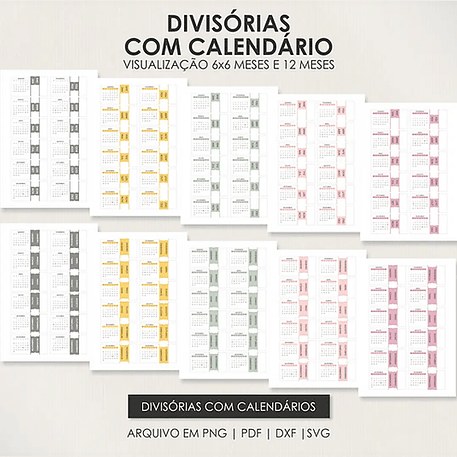 Arquivo Miolo Planner A5 Datado Vertical 11