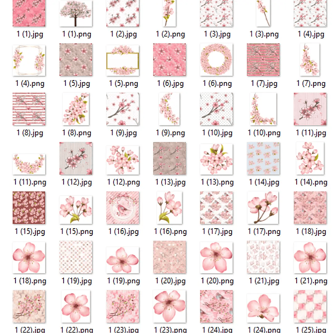 Kit Digital Árvore Cerejeira 6