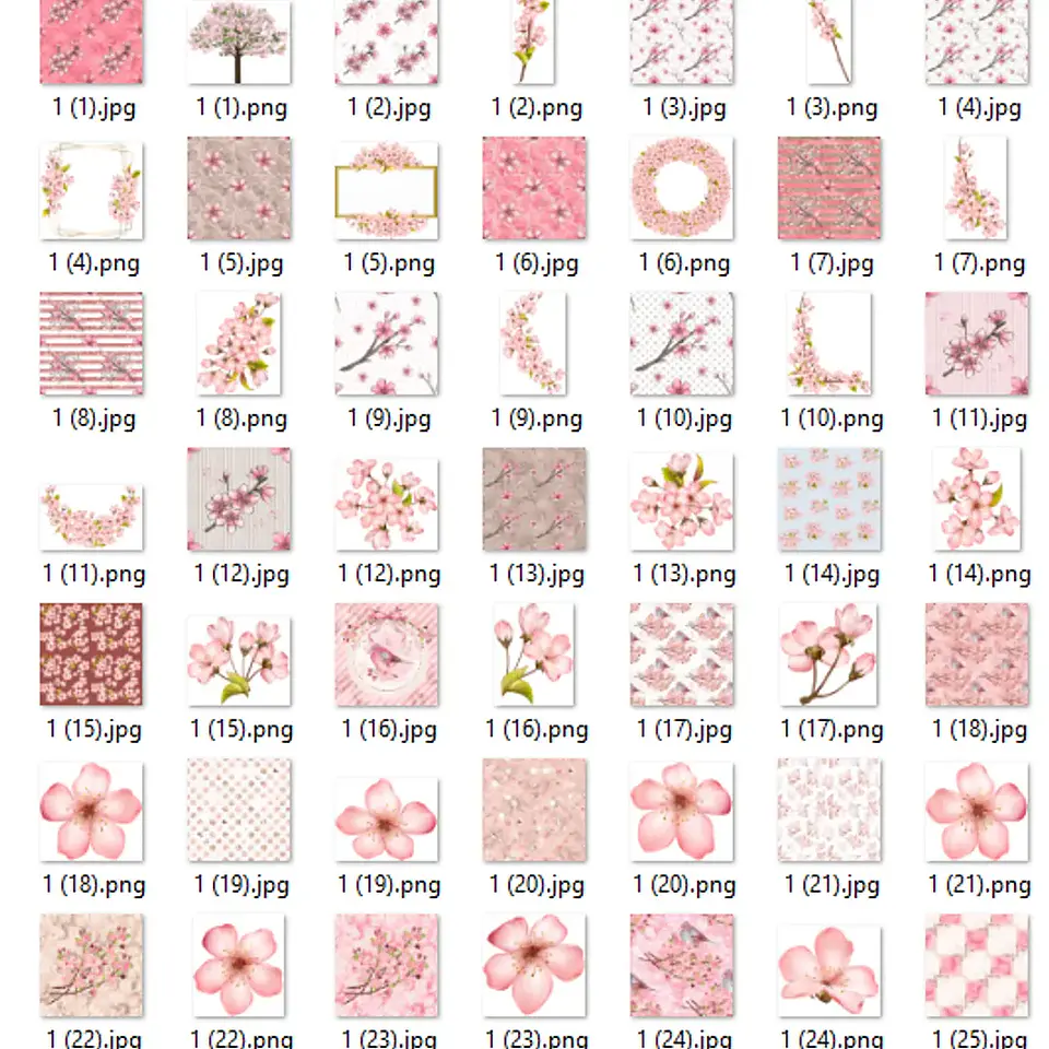 Kit Digital Árvore Cerejeira 6