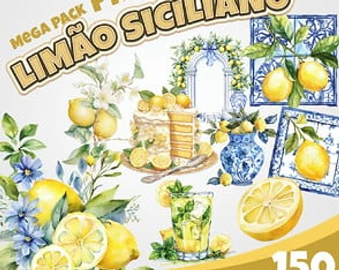 Kit Digital Limão Siciliano