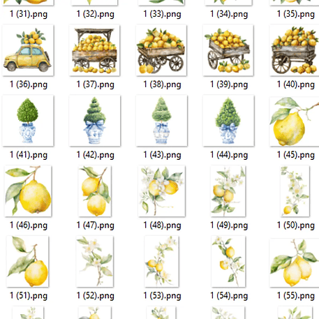 Kit Digital Limão Siciliano 2