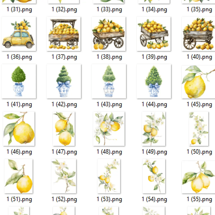 Kit Digital Limão Siciliano 2