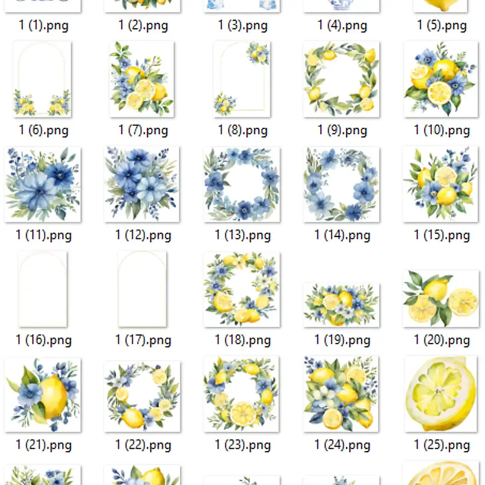 Kit Digital Limão Siciliano 4