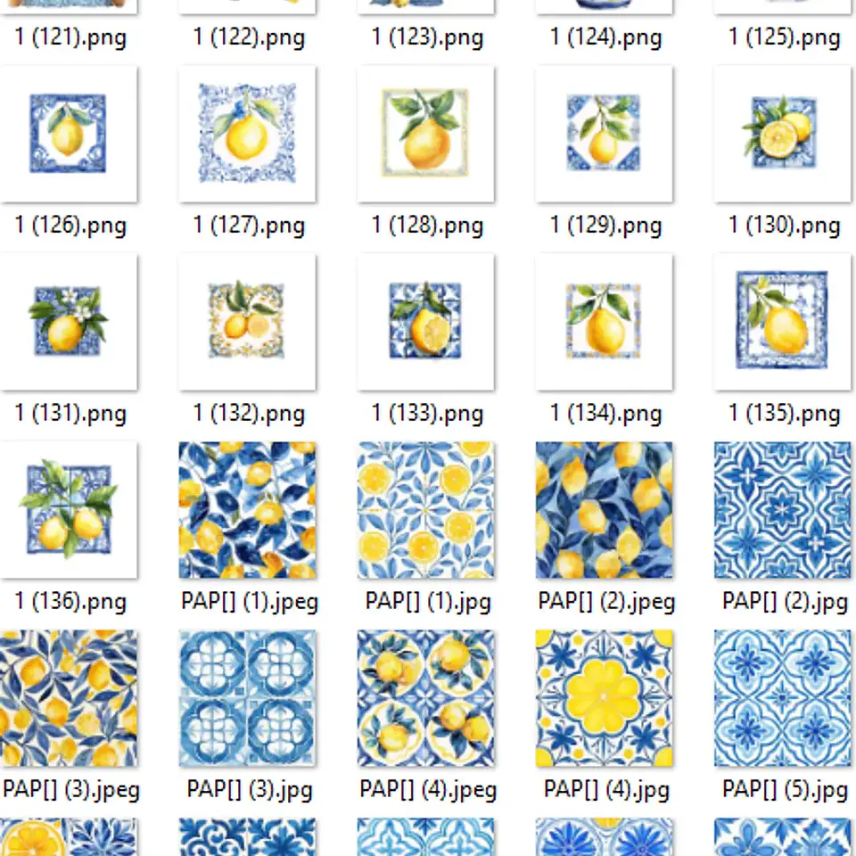 Kit Digital Limão Siciliano 6