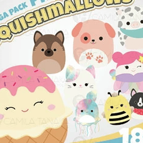 Kit Digital Squishamallows 1