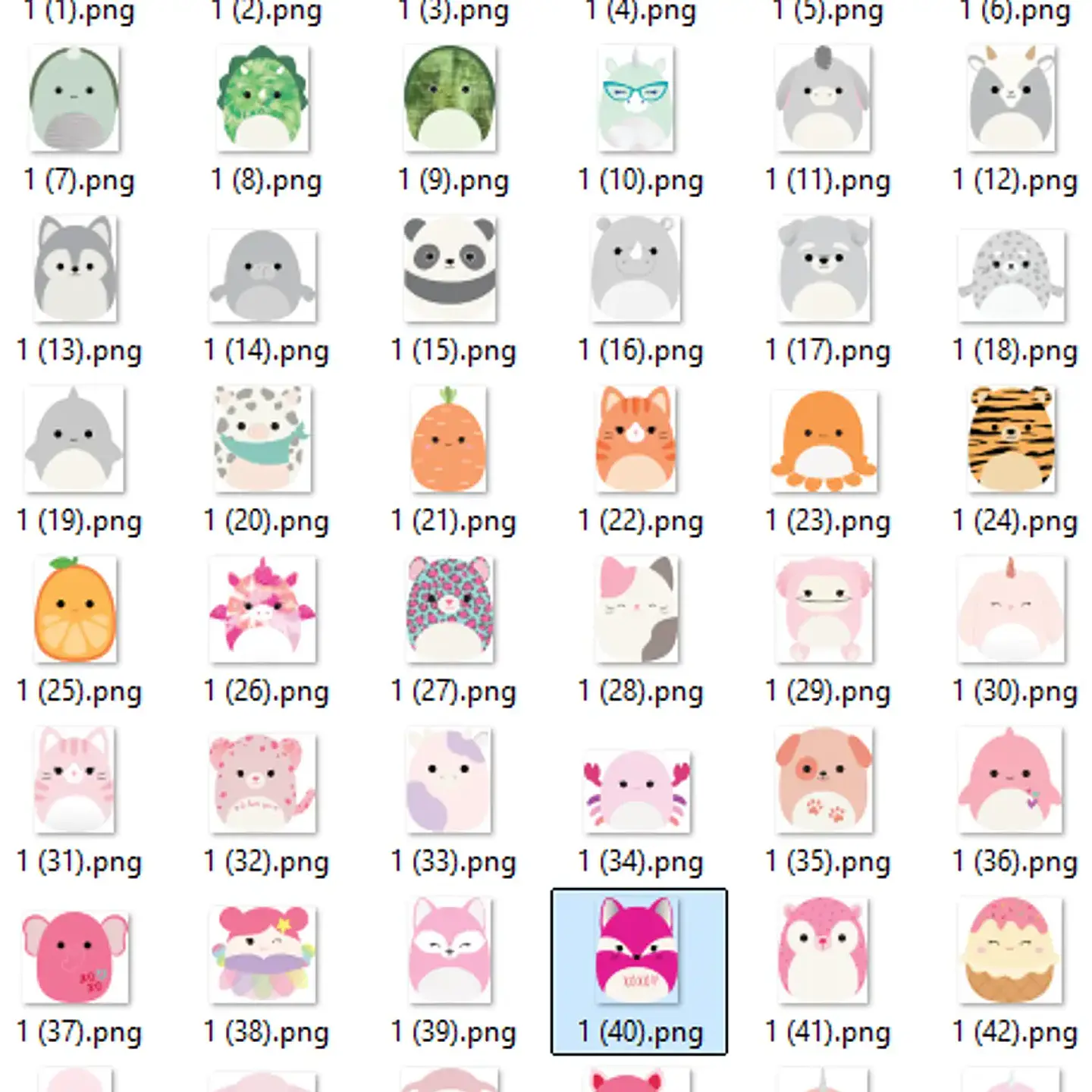 Kit Digital Squishamallows 2