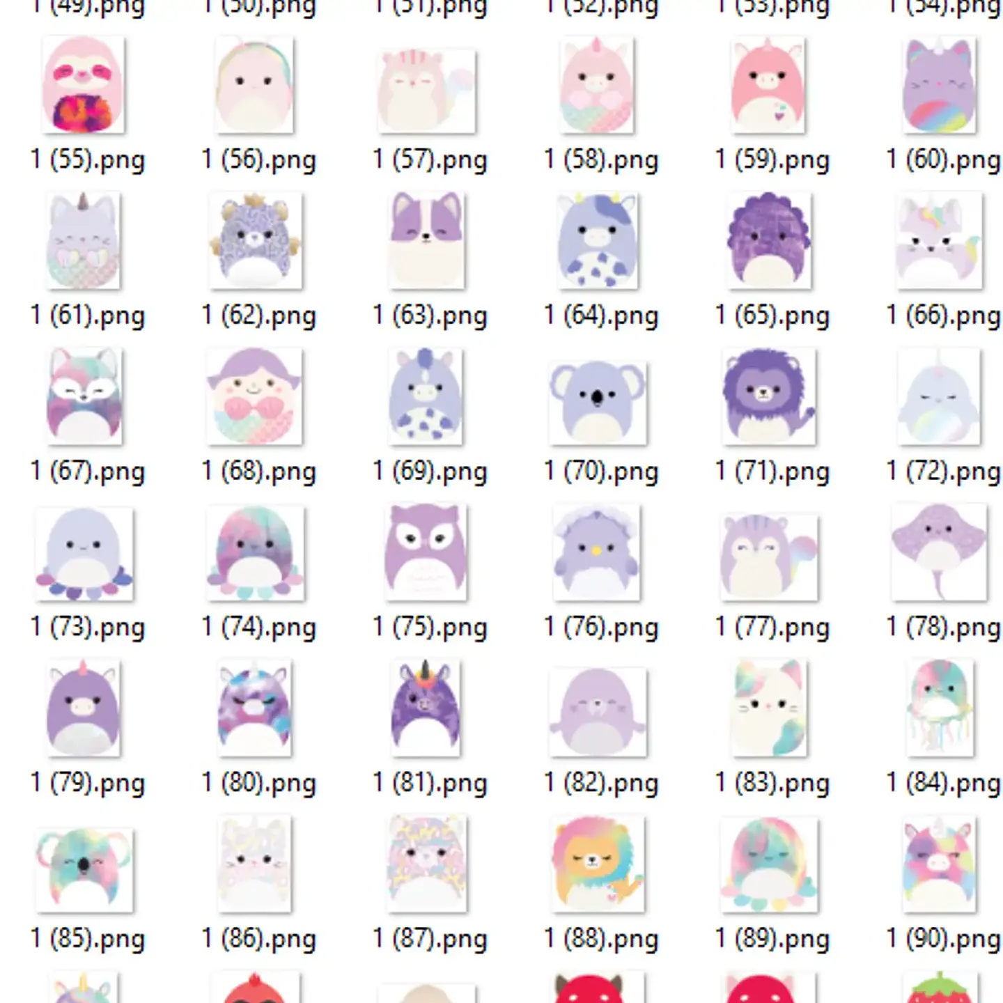 Kit Digital Squishamallows 4