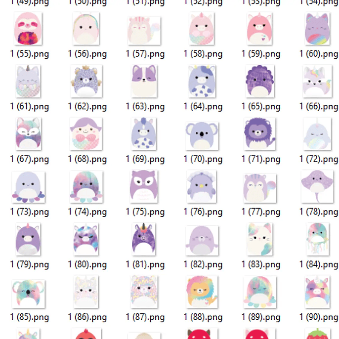 Kit Digital Squishamallows 4