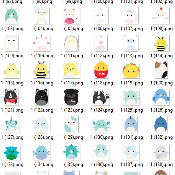 Kit Digital Squishamallows 5