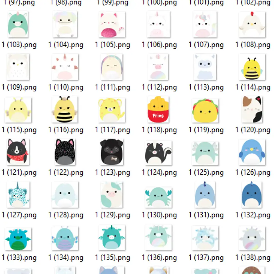 Kit Digital Squishamallows 5