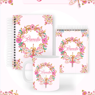 Arquivo Combo Encadernação Libélula 2026 - Pamella