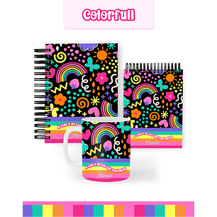 Arquivo Combo Encadernação Colorfull 2026 - Pamella