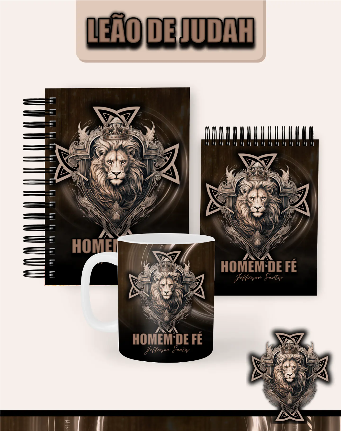 Arquivo Combo Encadernação Leão de judah 2026 - Pamella 1